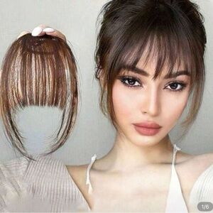 Brown Clip-In Bangs for Women